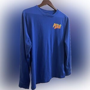 Polo Ralph Lauren Big Boys Blue Long Sleeve Shirt Size XL 18-20